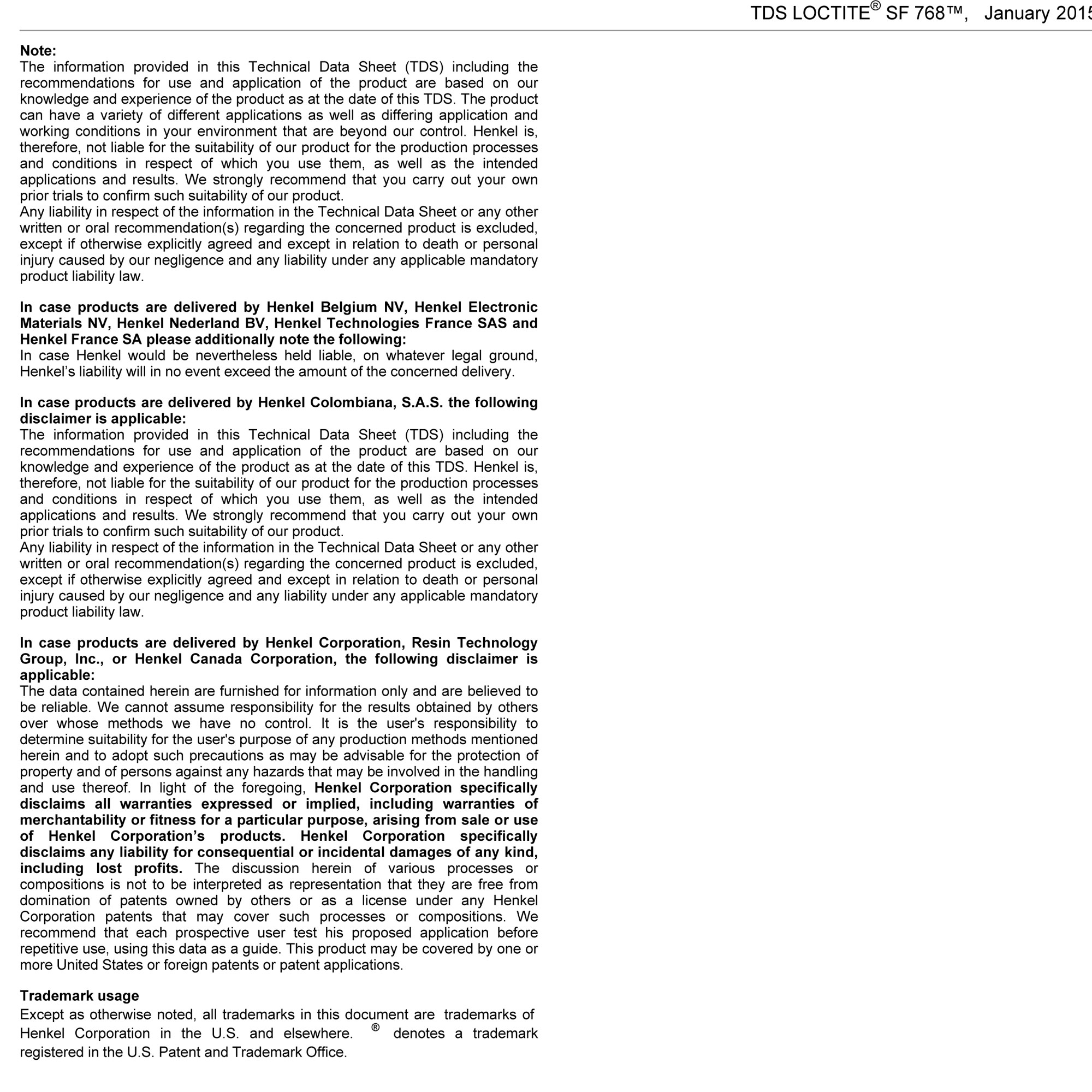 Henkel Loctite 768 XNMS Clean Up Solvent Clear Instant Adhesive 76820